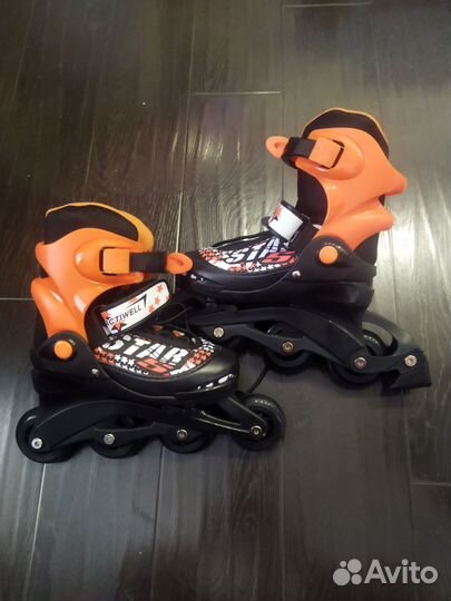 Роликовые коньки раздвижные новые 30-33