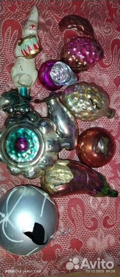 Елочные игрушки СССР советские