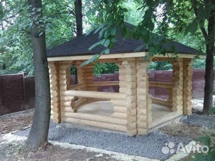 Беседка из сруба