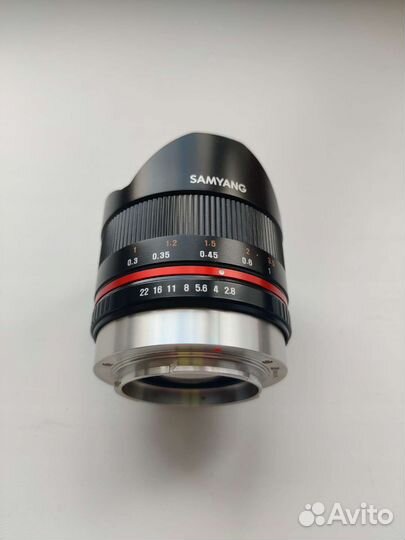 Объектив Samyang 8mm 1:2.8 usm fish-EYE ii
