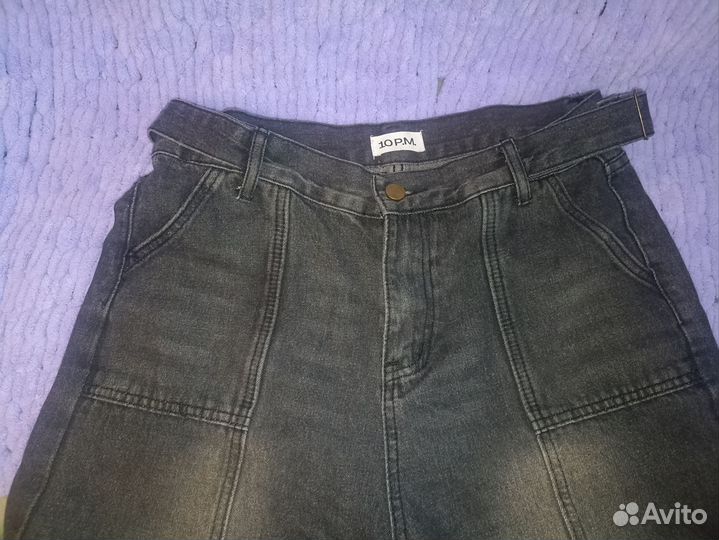 Джинсы широкие