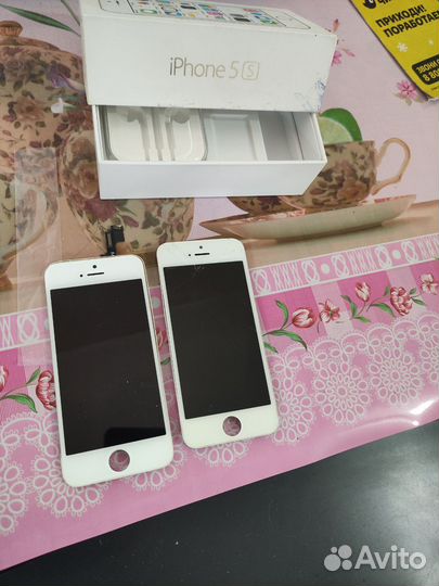 Стекло iPhone 5 s коробка