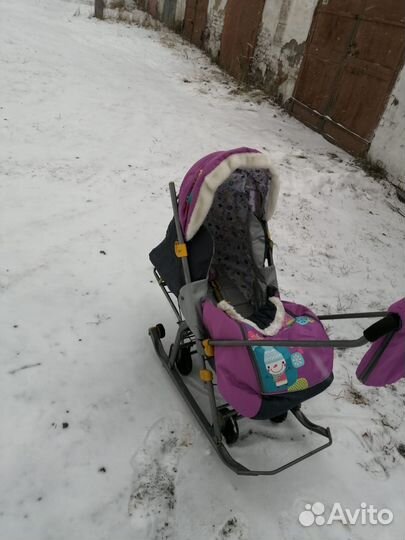 Детские санки коляска бу