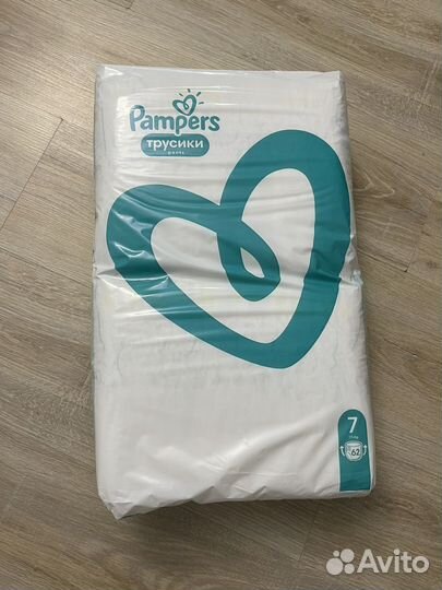 Подгузники памперс трусики 7