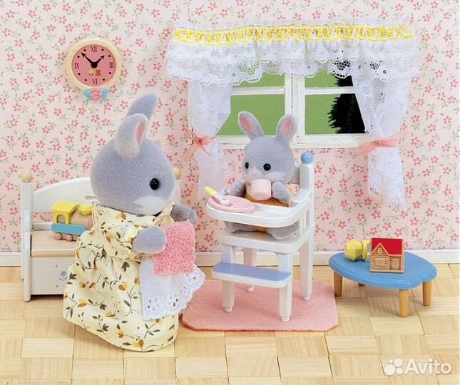 Sylvanian families стул для кормления, игрушки