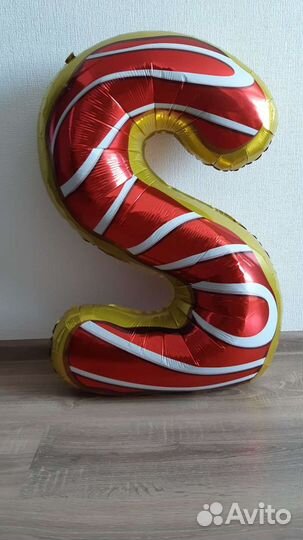 Шар цифра 1 и 2 на детский день рождения