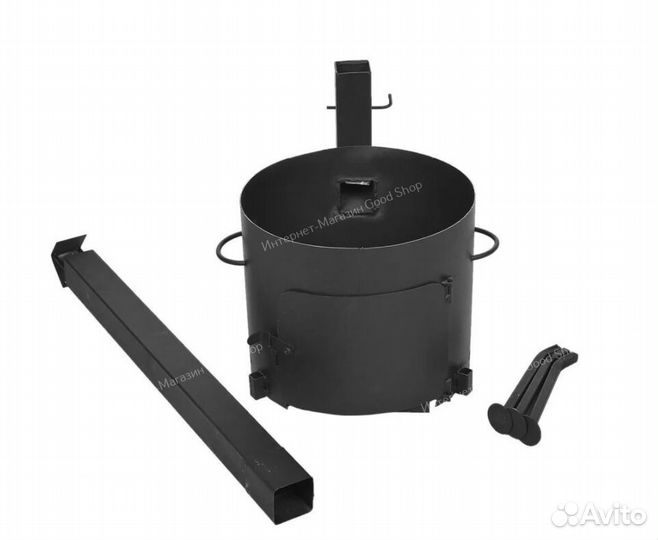 Печь под казан с трубой 480 мм. под казан 22-30 л