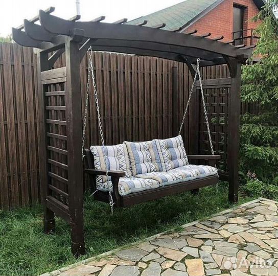 Садовые качели новые
