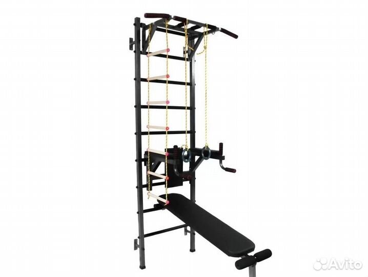 Шведская Стенка, турник, кольца, брусья, доска