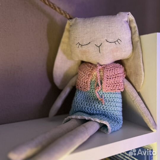 Зайка игрушка ручной работы