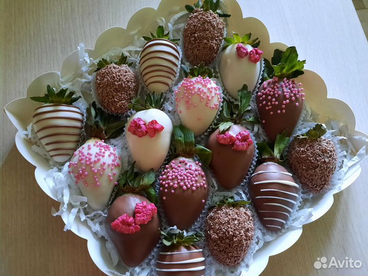 Клубника в шоколаде Подарок на 8 марта