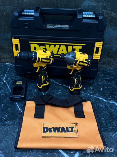 Набор Dewalt 2в1: Шуруповерт+импакт