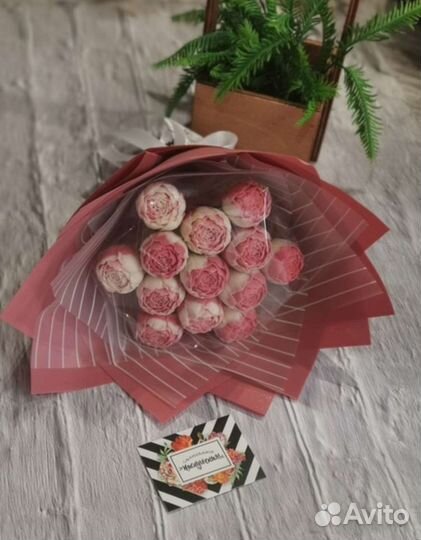 Шоколадные пионы