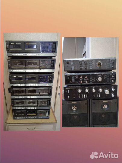 Усилители+Магнитофоны Нота М-220С-1/2+Нота Мп-220C