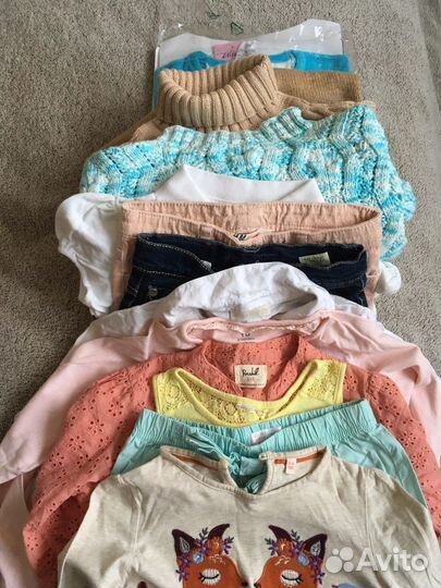 Одежда на девочку пакетом р.116