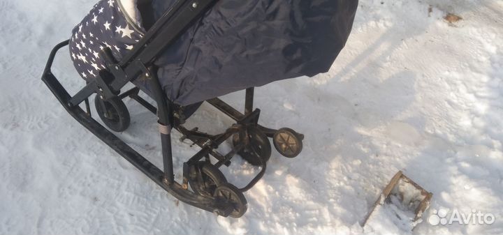Детские санки коляска