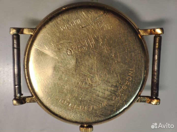 Мужские Швейцарские золотые часы