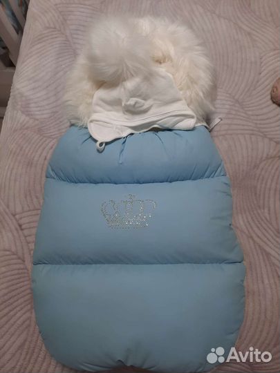 Конверт зимний в коляску, на выписку