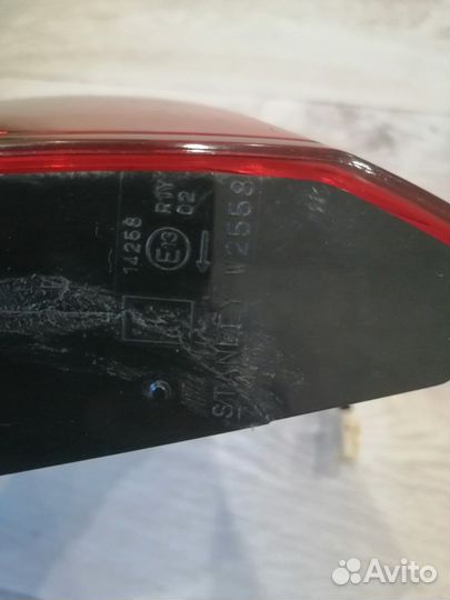 Фонарь задний левый mitsubishi outlander 3