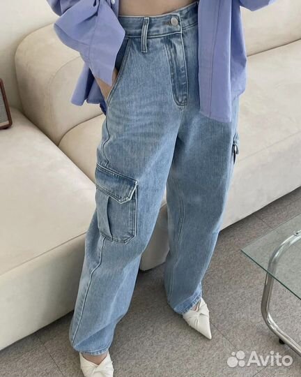 Джинсовые карго Frankie shop S (М)