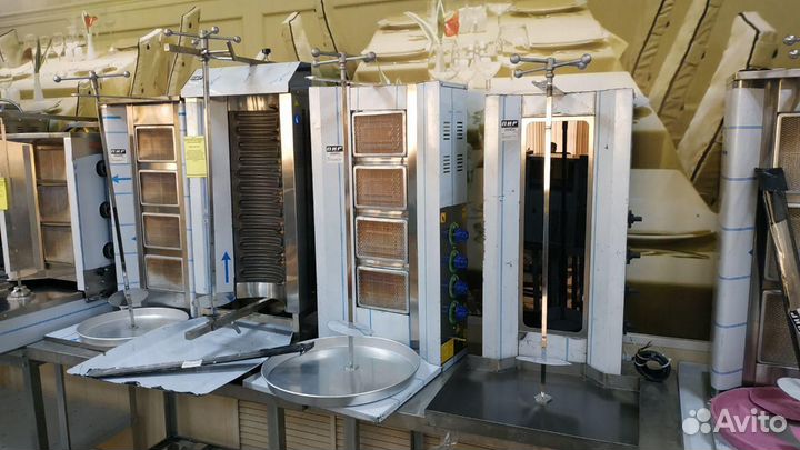 Гриль для шаурмы газовый