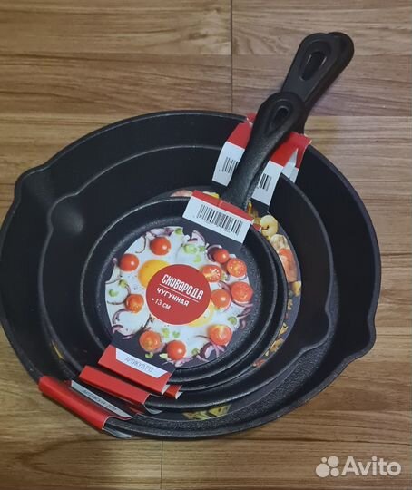 Чугунные сковороды