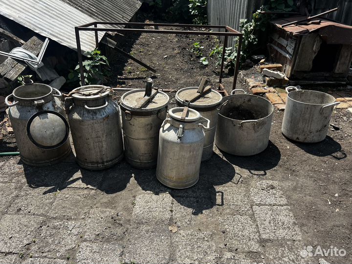 Фляги, алюминевые кострюли