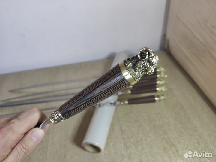 Подарочный набор шампуров Звери