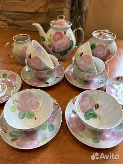 Сервиз чайный фарфоровый Дулево СССР