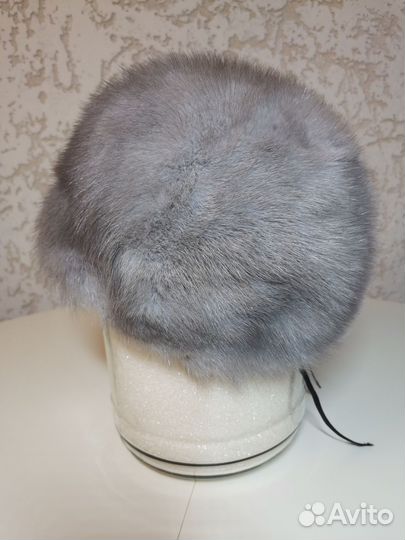 Шапка норковая 54- 55 размер женская