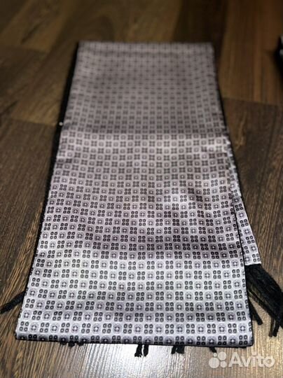 Мужской шарф шелк и шерсть