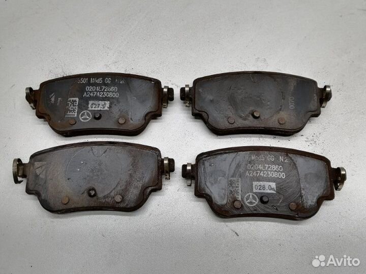 Тормозные колодки заднее Mercedes A200 W177