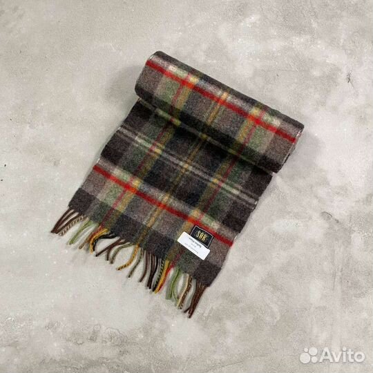 Винтажный шерстяной шарф