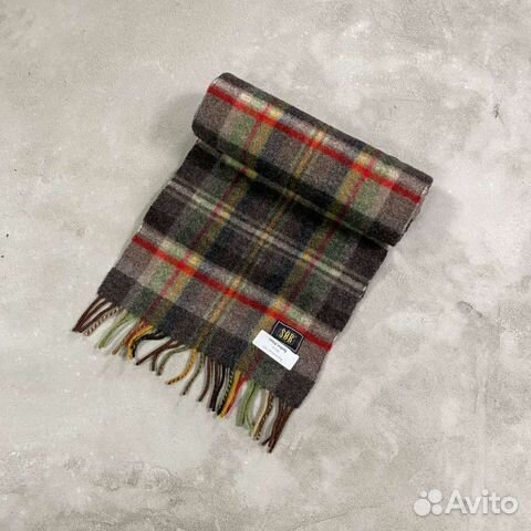 Винтажный шерстяной шарф