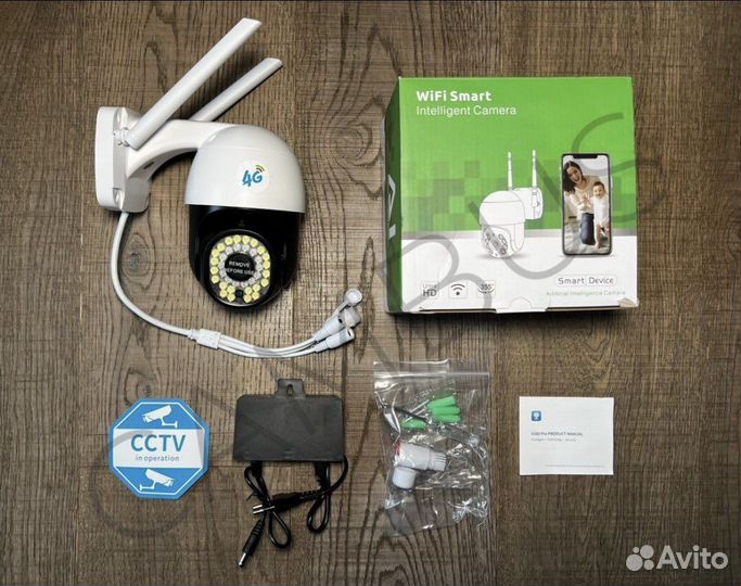 Камера видеонаблюдения уличная с симкартой 4 g