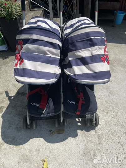 Коляска прогулочная для двойни