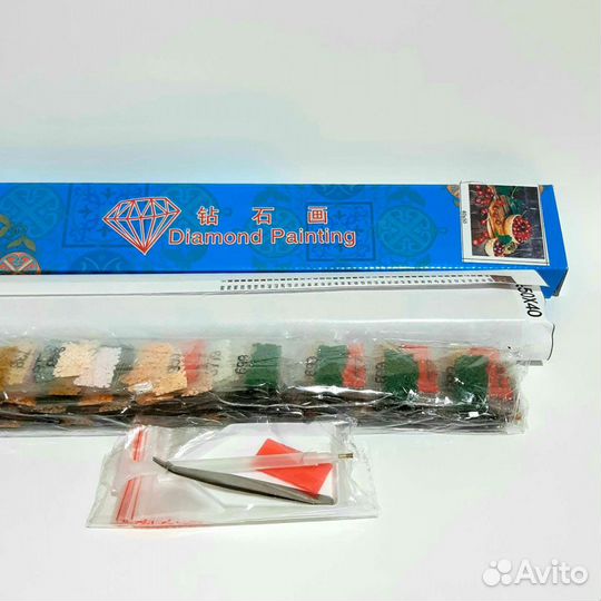 Алмазная мозаика Вишня 40х50 см