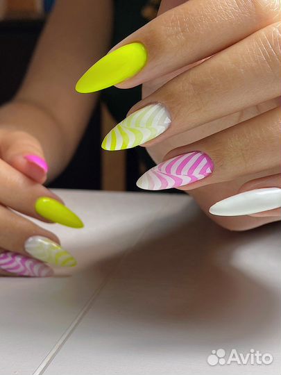 Маникюр Наращивание Гель-лак Смарт Педикюр