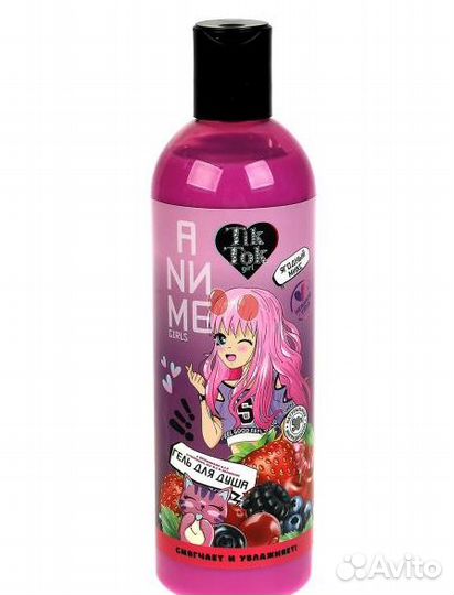 Гель для душа ягодный микс 360 мл аниме TIK TOK gi