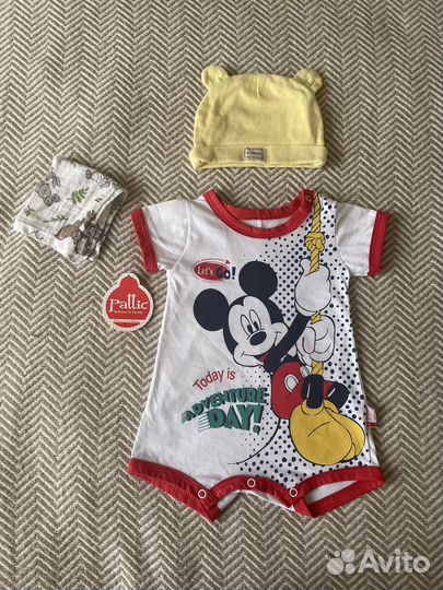 Комбинезон Боди одежда пакетом 62 68 новая