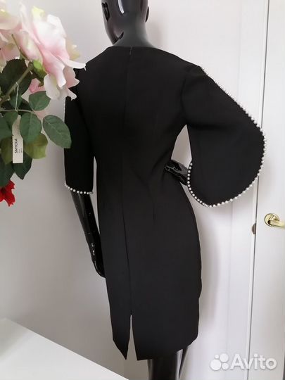 Chanel жемчуг платье футляр коктейльное новое