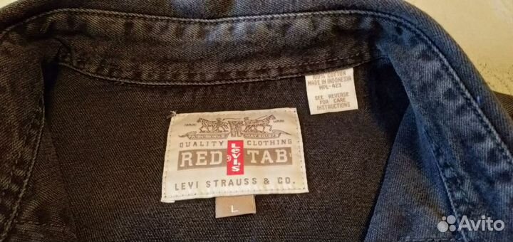 Джинсовая рубашка levis