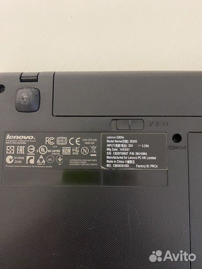 Ноутбук lenovo g505s