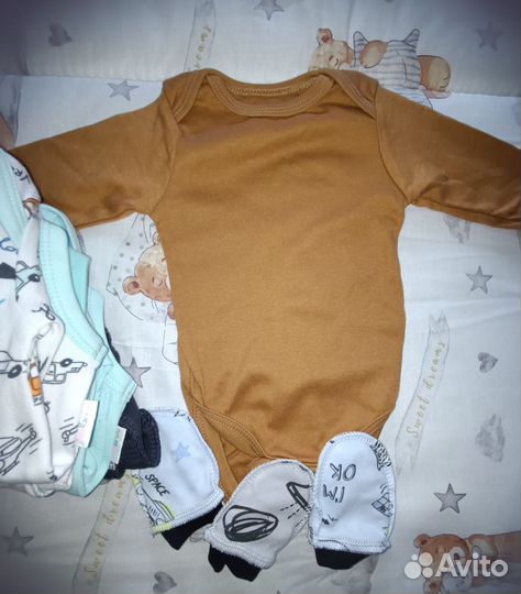 Боди для новорождённого мальчика