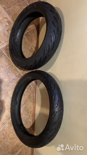 Michelin road 5 trail 120/70 r19 и 170/60 r17