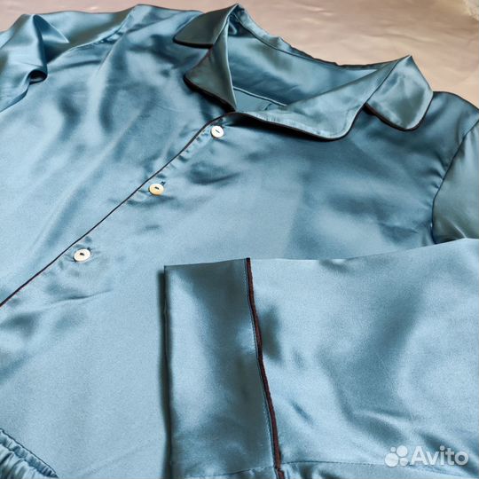 Пижама из натурального шёлка, мужская, 19 моми