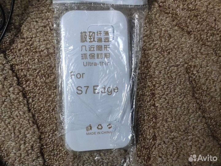 Чехол прозрачный для Samsung S7 edge