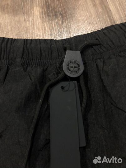 Шорты черные stone island nylon M