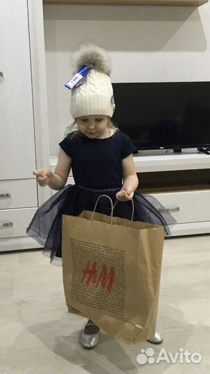 Платье для девочки нарядное hm праздничное