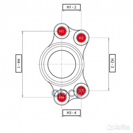 Опора шаровая нижняя ssangyong kyron 05, actyo